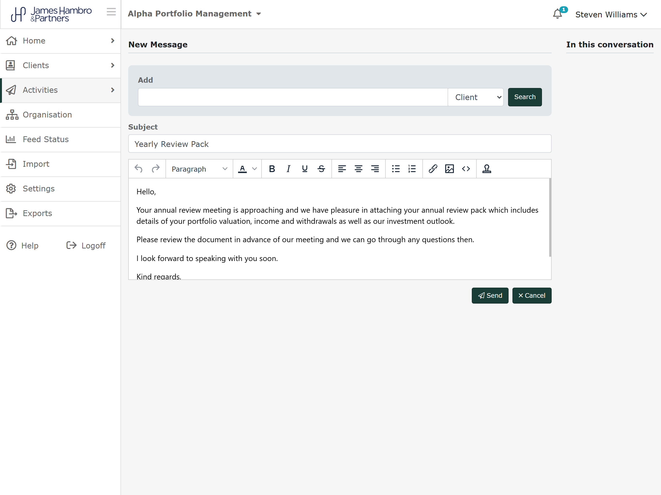 JH&P LLP Adviser screenshot 6