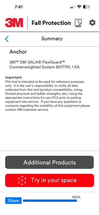 3M Fall Protection Tool Screenshot 9 of 10