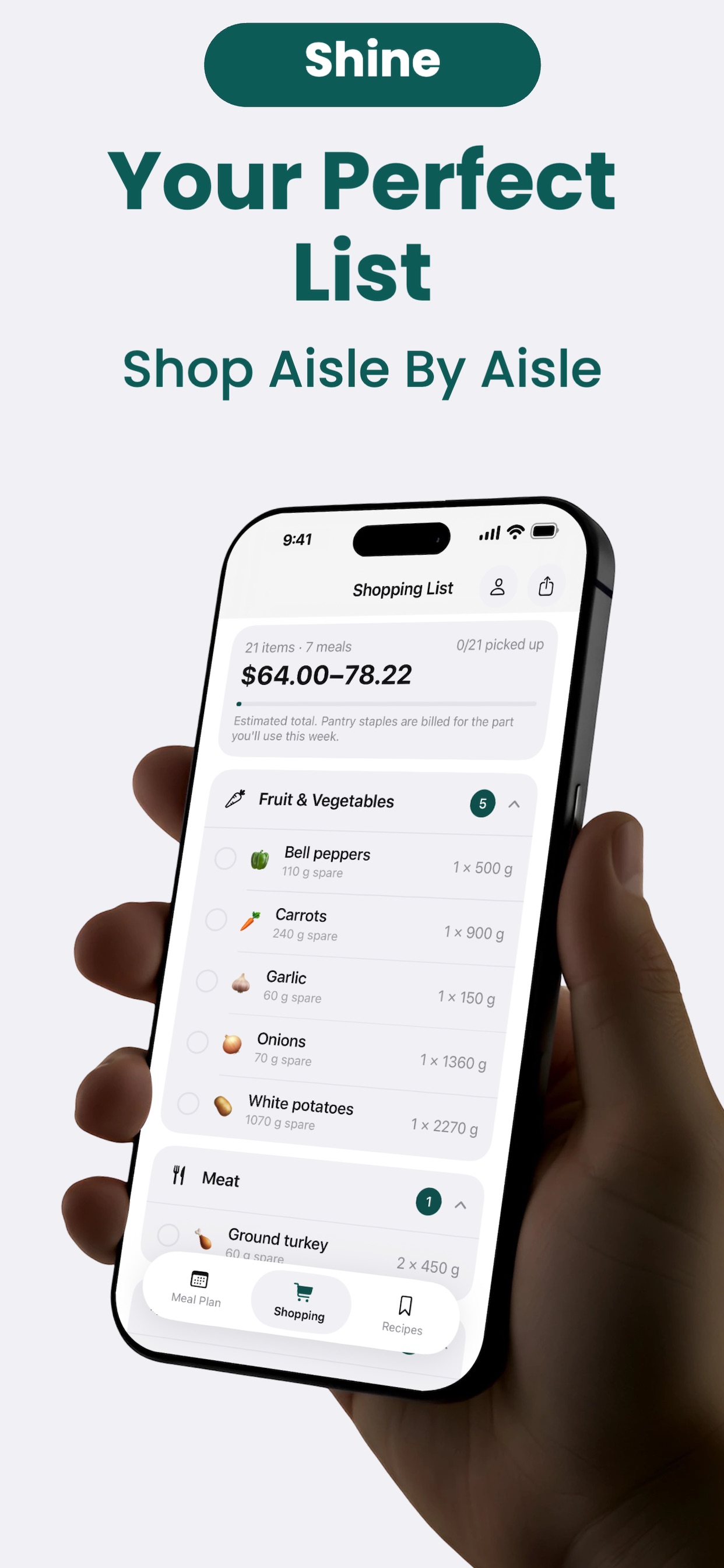 Screenshot 2 of Misu - Budget Meal Planner