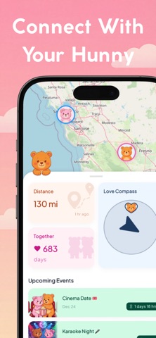 Hunny: Couple & Love Tracker screenshot
