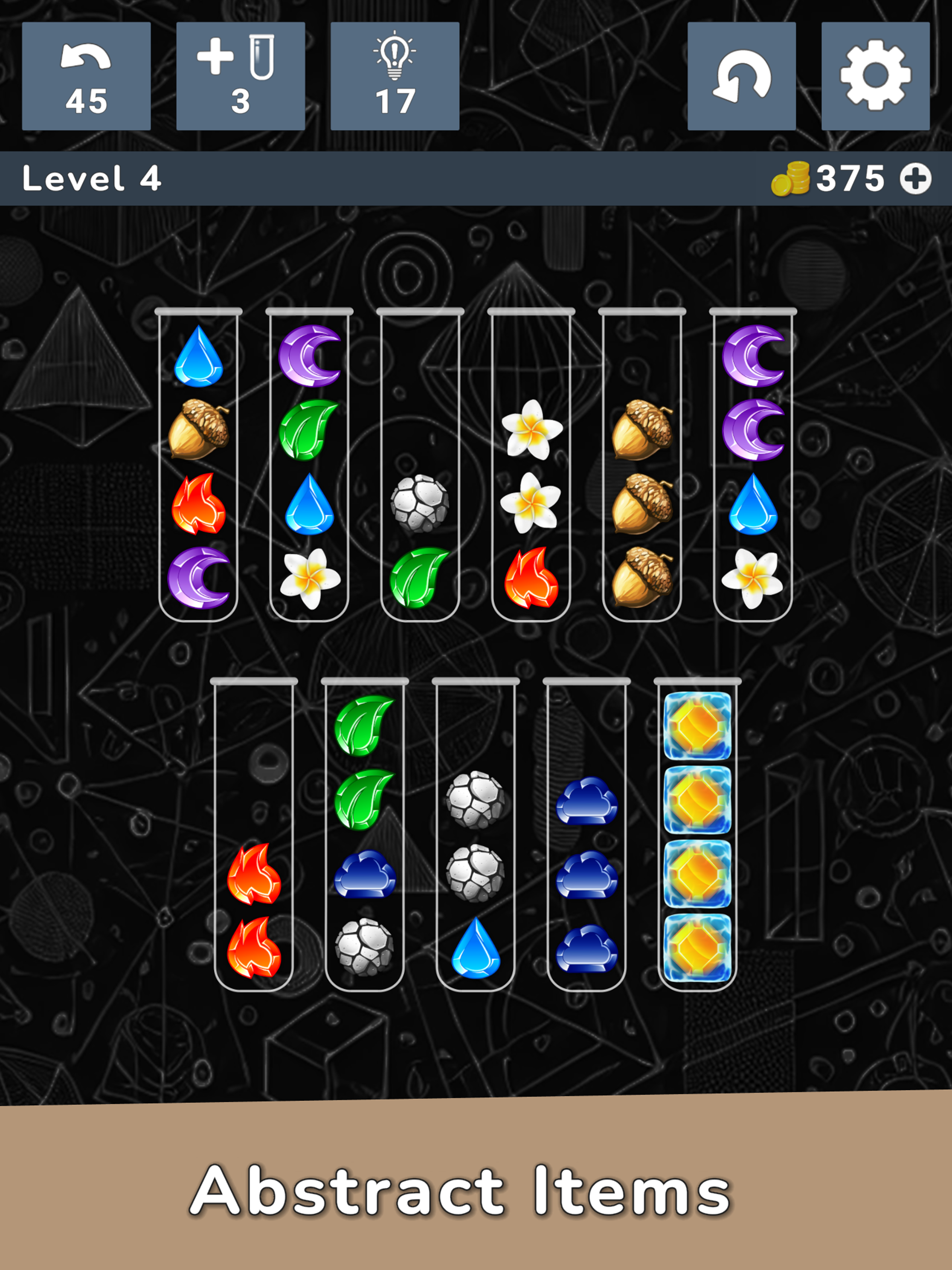 Color Cascade Ball Sort Puzzle