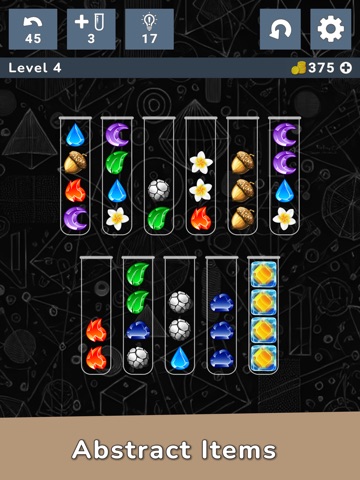 Color Cascade Ball Sort Puzzle iPad screenshot