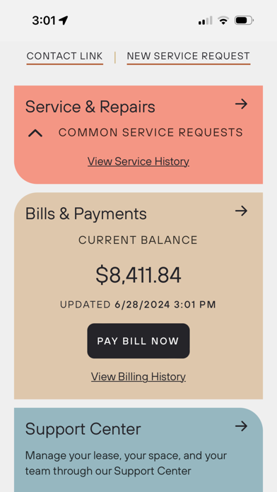 Link+ Customer Platform Screenshot