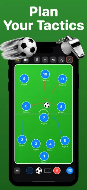 Soccer Coach Lineup : TacBoard screenshot 1