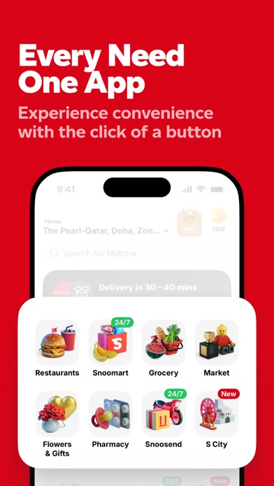 Screenshot #2 pour Snoonu: Food Delivery・Shopping