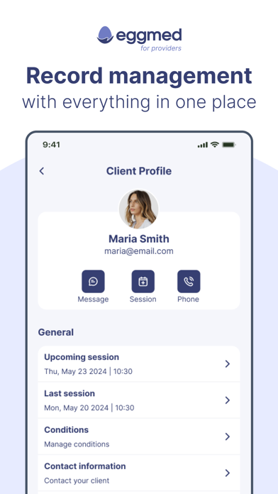 Eggmed iPhone screenshot 4 - Medical app