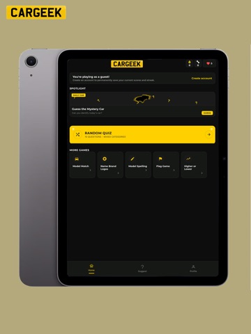 CarGeek - Car Quiz & Games iPad screenshot