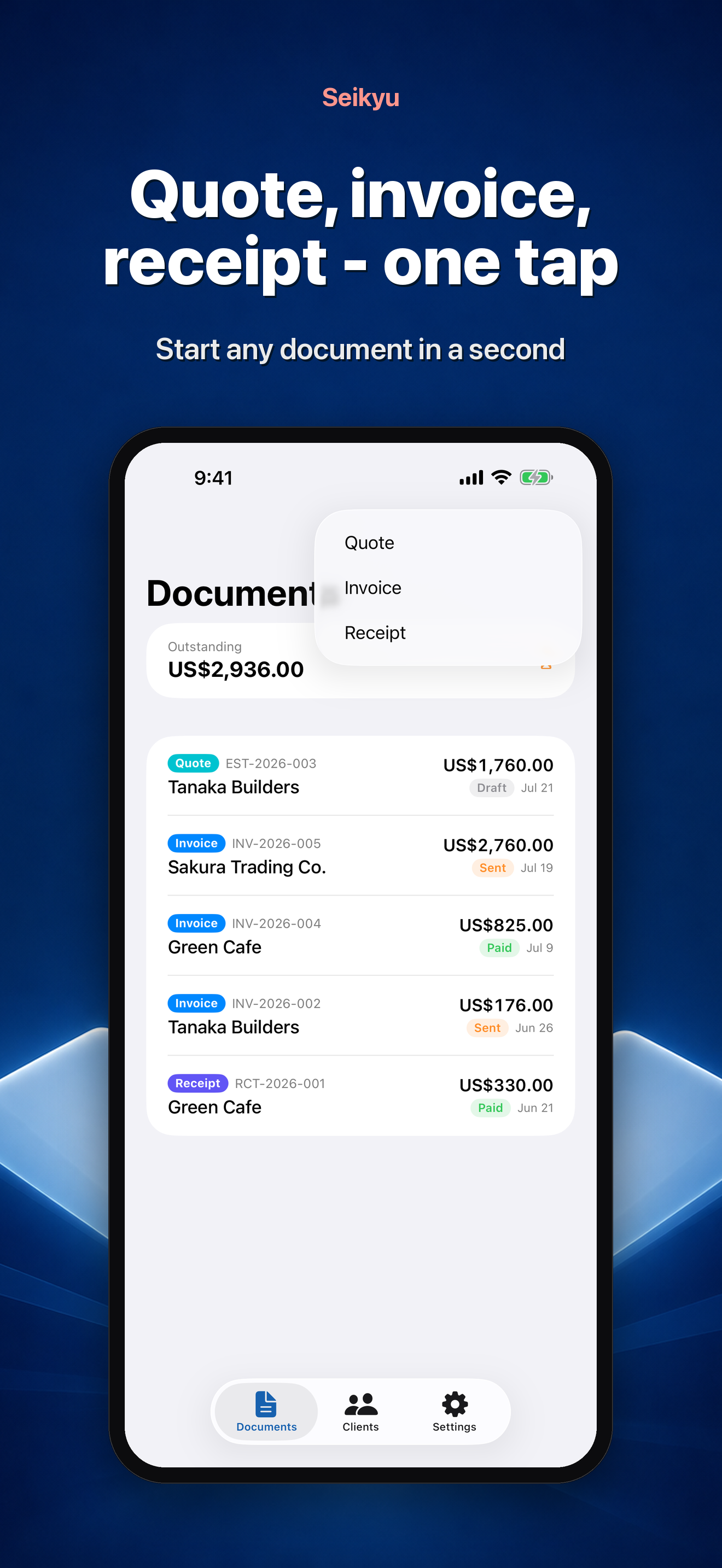 Seikyu: Invoice & Quote Maker screenshot 7