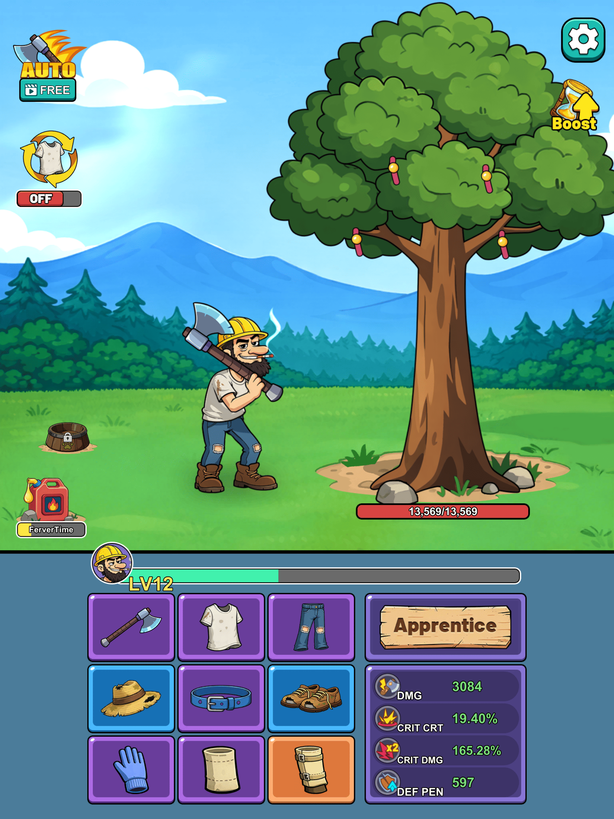 Timber Cutta Rushy screenshot 5