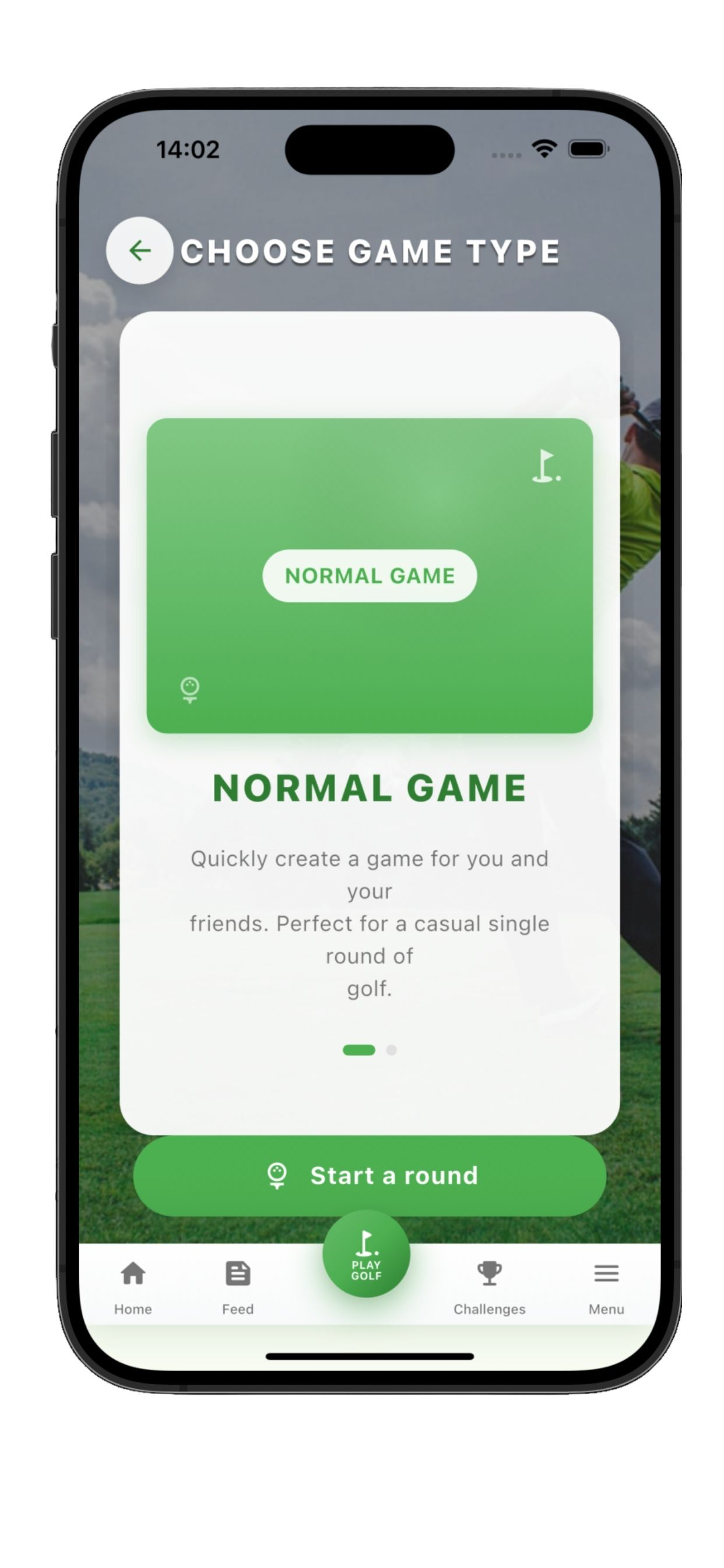 The Golf Challenge App