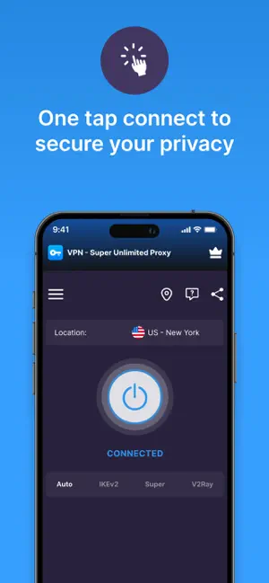 VPN - Super Unlimited Proxy iPhone screenshot 3
