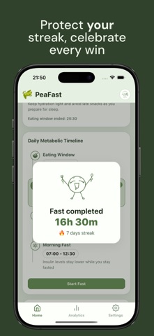 PeaFast: 间歇性断食 screenshot