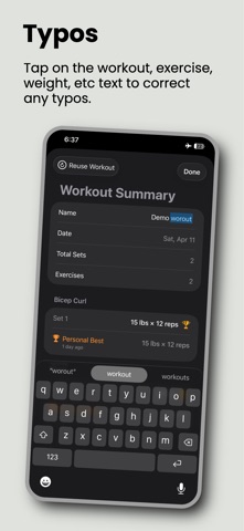STRONK: A Workout Tracker Screenshot 6 of 9