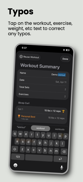 STRONK: A Workout Tracker Screenshot 6 of 9