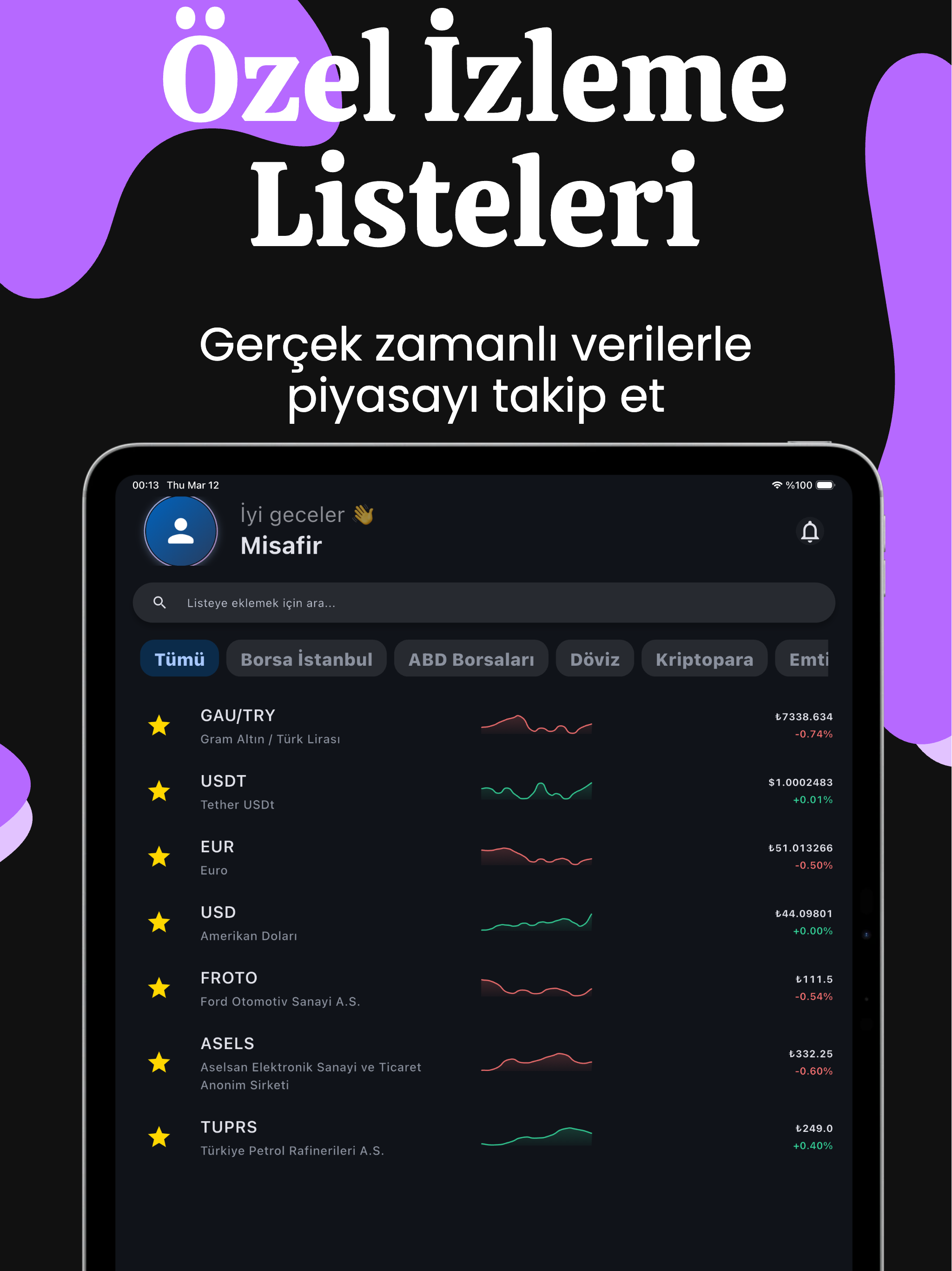 Stockpeekr – Portföy Takibi