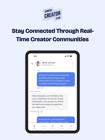 Campus Creator Club iPad screenshot