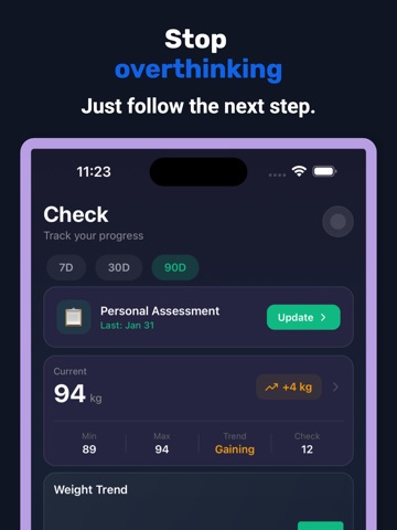 Arvo: AI Workout Coach iPad screenshot