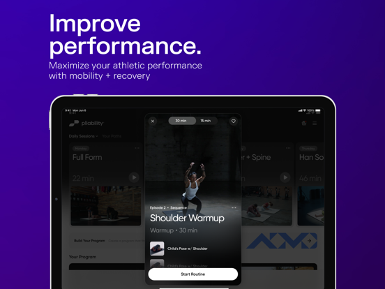 pliability: stretch + mobility iPad app afbeelding 4