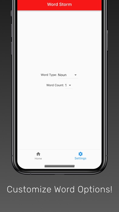 Word Storm - Word Generator Screenshot