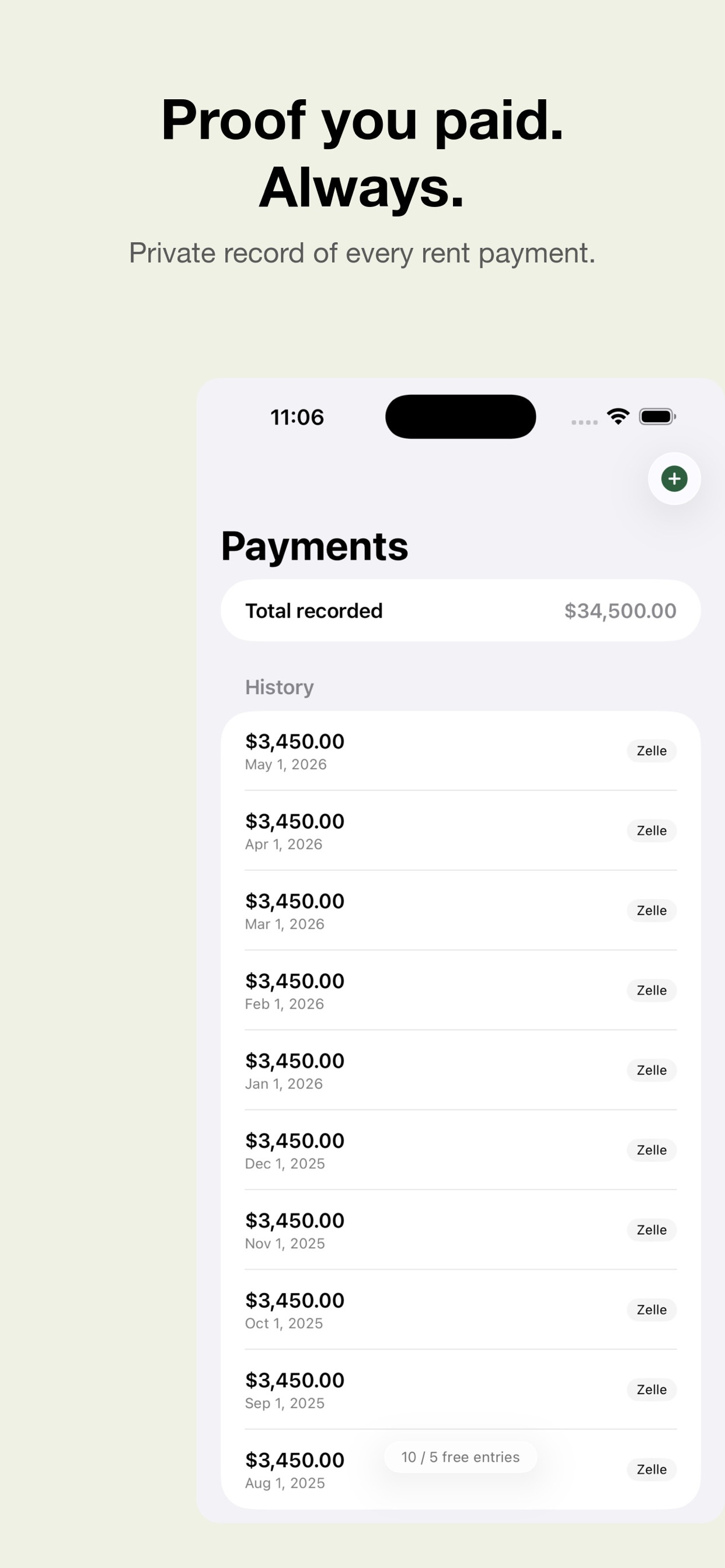Lease Log: Renter Notebook screenshot 4