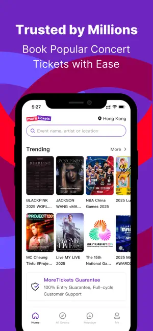MoreTickets: Asia #1 screenshot 1