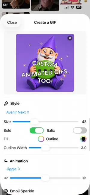 Gnome: Find and Share GIFs screenshot 3