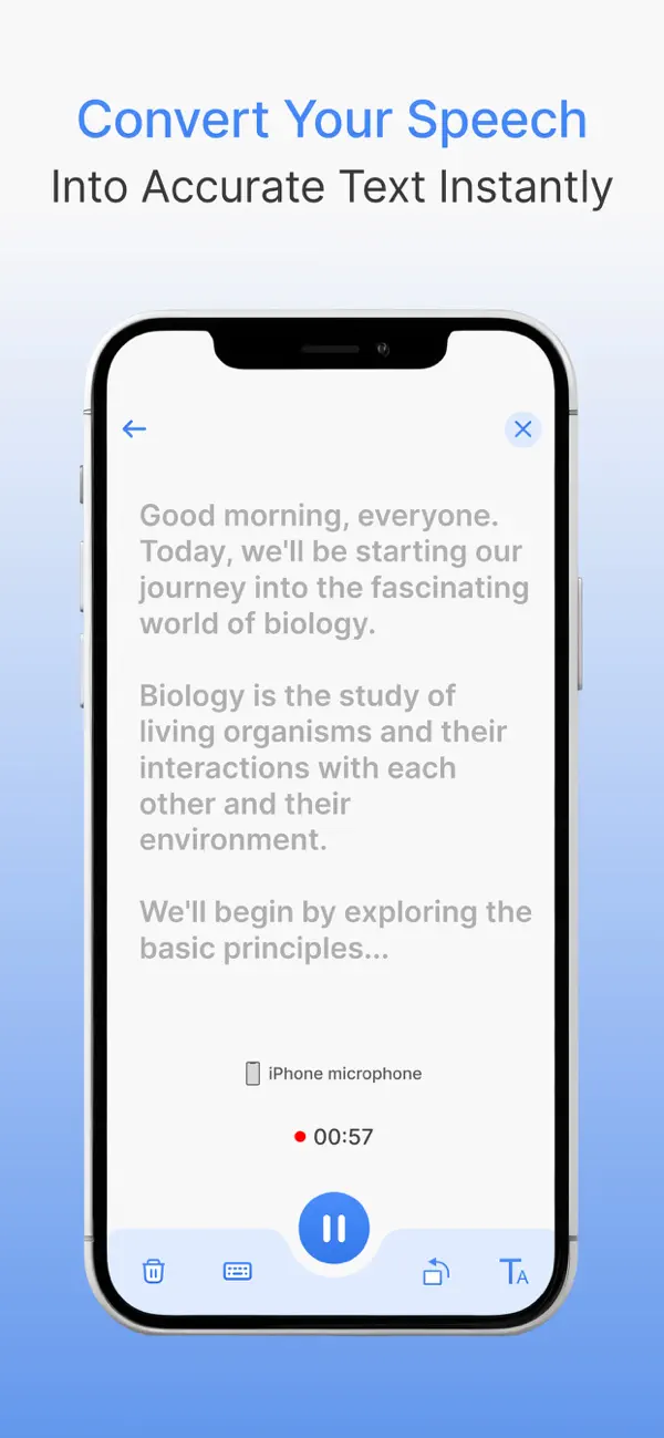 Screenshot #3 pour Live Transcribe: Voice Note AI