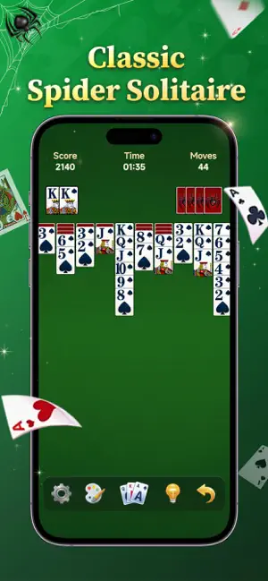 Spider Solitaire：Stamps Travel screenshot 4