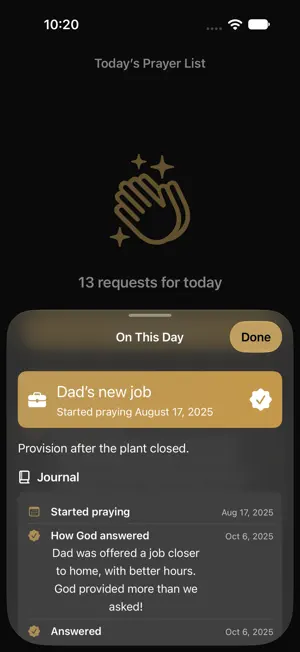 Prayer Minder screenshot 2