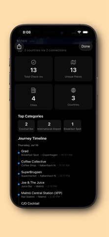 CheckSync - Check-in Stats Screenshot 6
