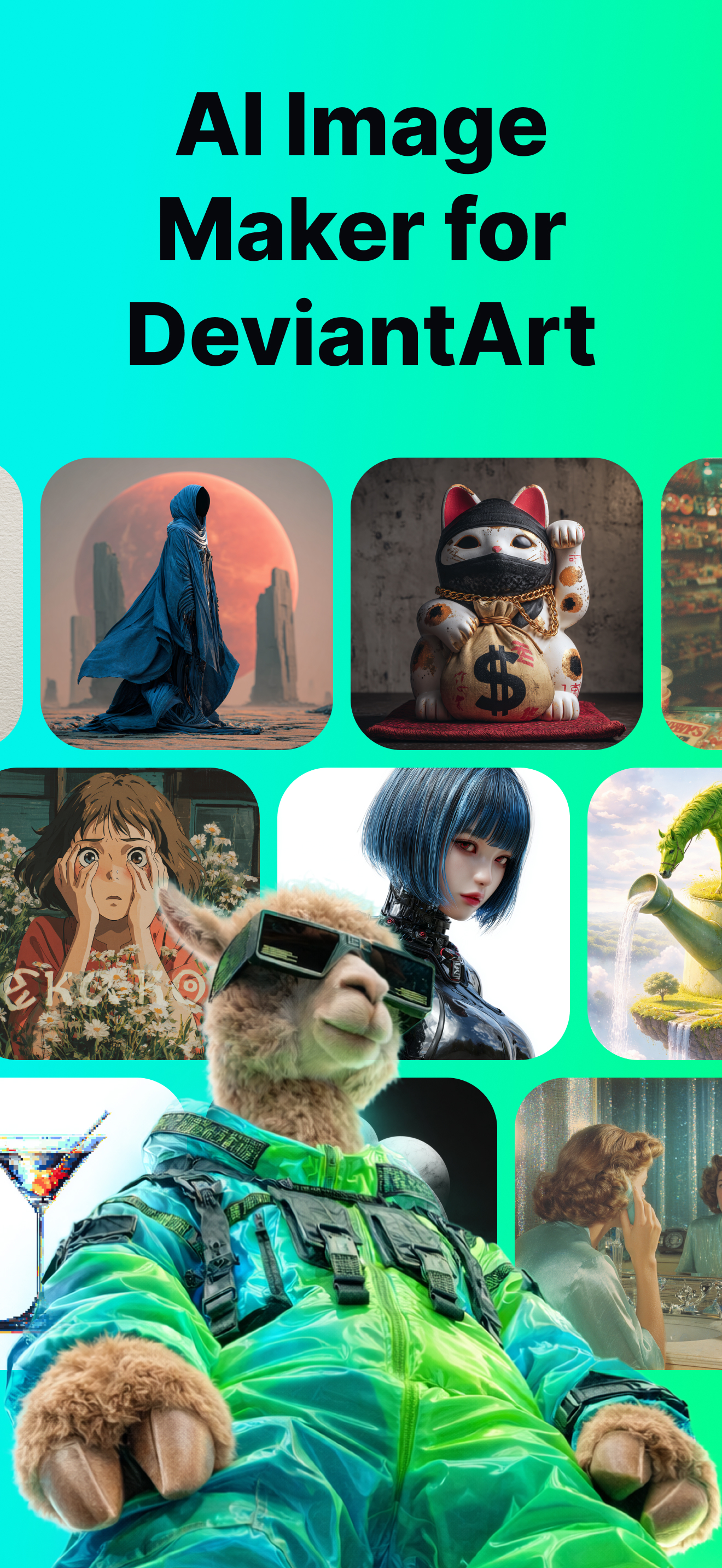 AI Image Maker for DeviantArt