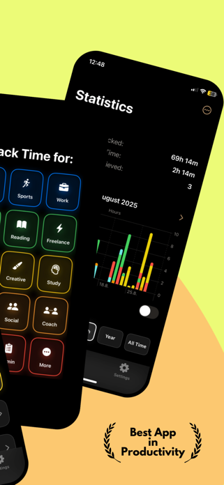 TickTrack: Time Tracker & Log Screenshot 2 of 9