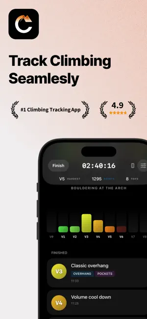 Climo - Climb Boulder Tracker screenshot 1