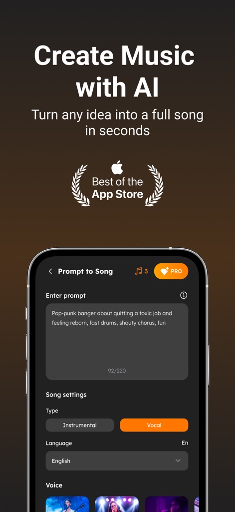 Soundify - AI Song Maker - Music App | MWM
