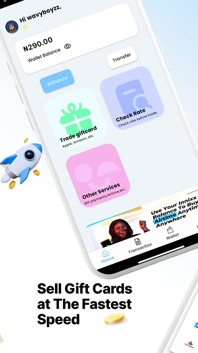 Innixx: Giftcards & Pay Bills Screenshot