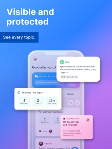Ace: Voice AI for Kids iPad screenshot
