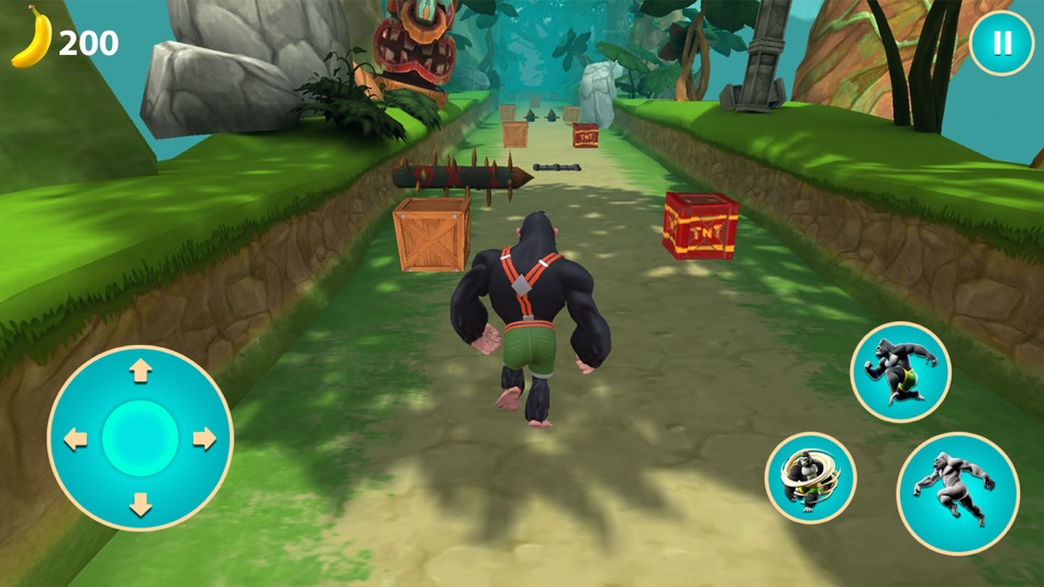 #6. Gorilla Runner! Endless Spin (iOS) 由: Sabeen Zahid