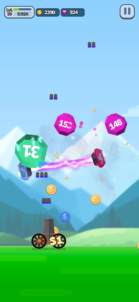 Ball Blast Cannon blitz mania - High-Score Prowess