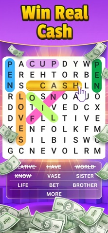 Word Search Real Cash Games screenshot 1