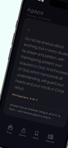 Agape: Daily Scripture Widget screenshot