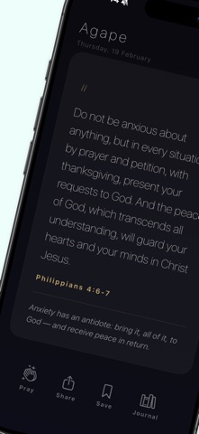 Agape: Daily Scripture Widget screenshot