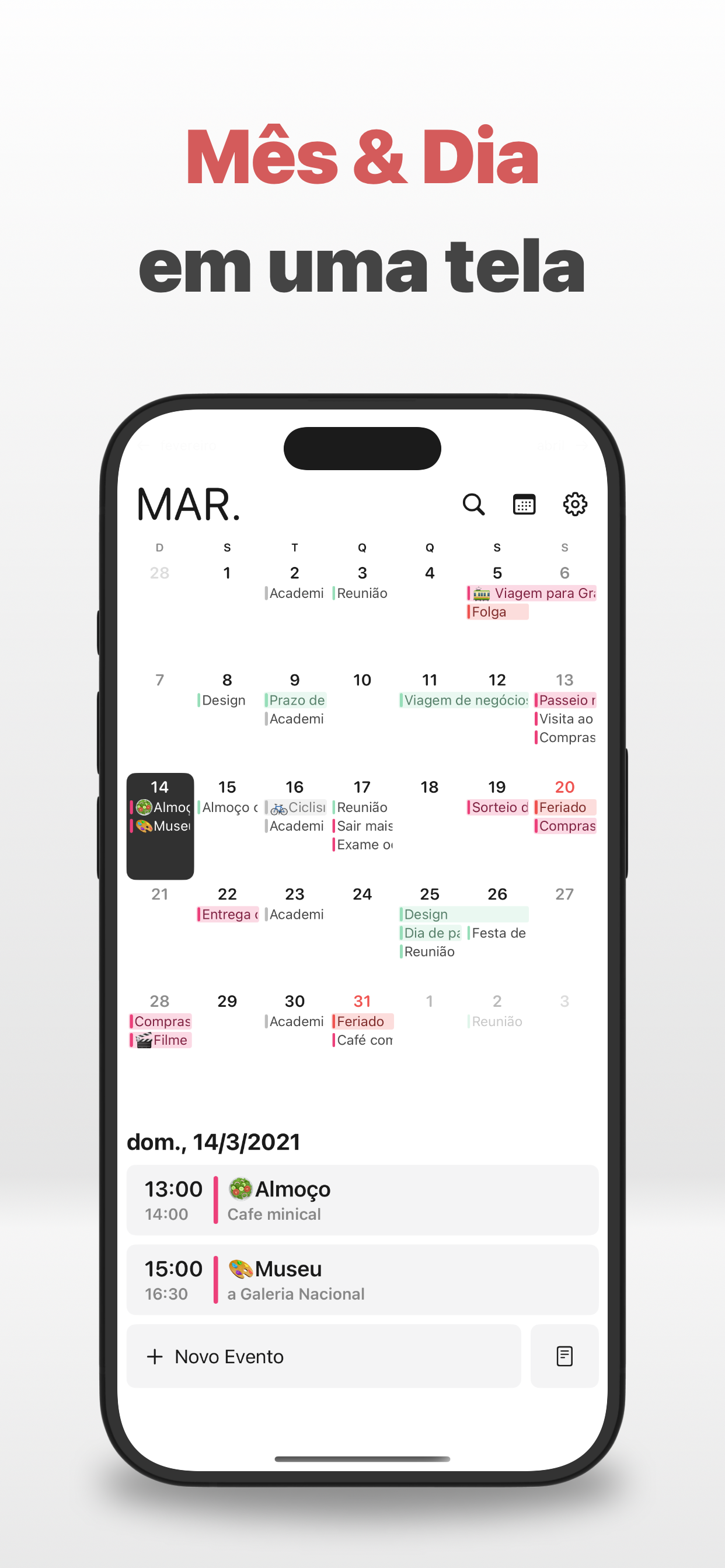minical - Calendário & Agenda