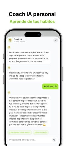 Calor.IA: Contador de Calorías iPhone screenshot 5