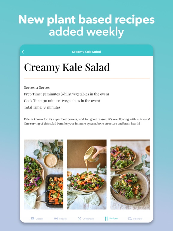 FRESH BODY FIT MIND iPad screenshot 9 - Health & Fitness app