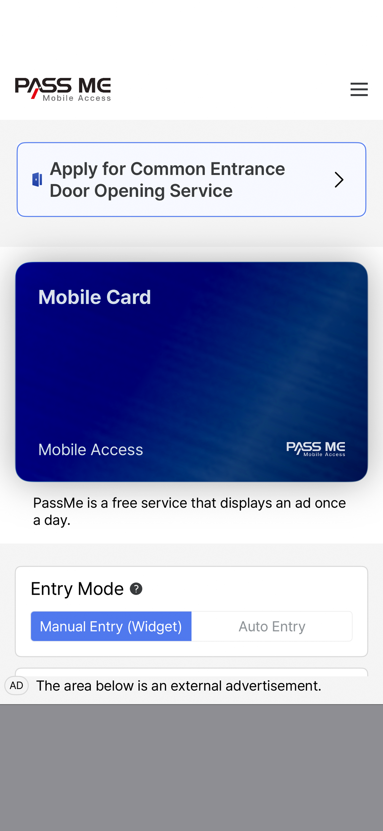 PassMe: MobileAccess