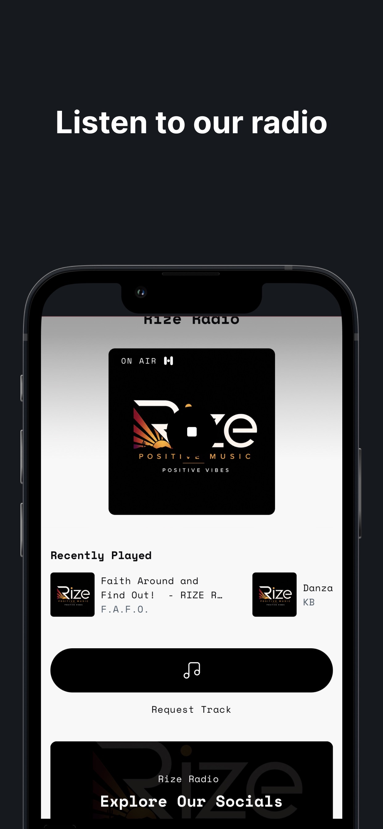 Screenshot 1 of Rize Radio