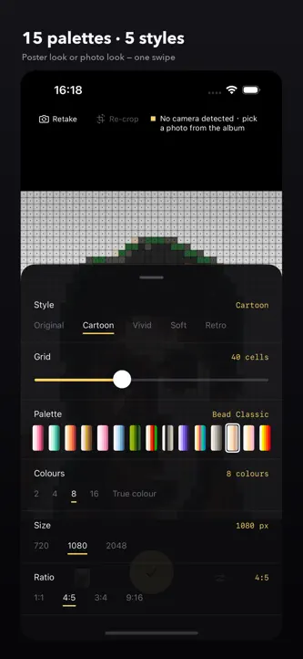 Pixel Bounce: Bead Art Camera screenshot 3