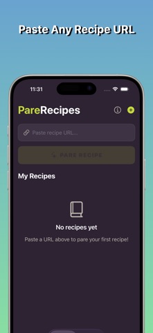 PareRecipes screenshot