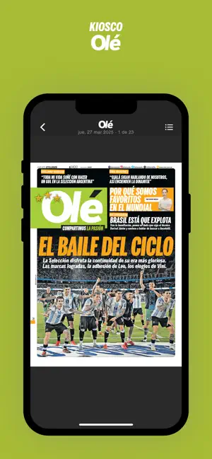 Kiosco Olé iPhone screenshot 2