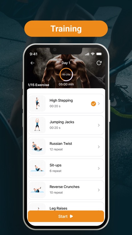 Six Pack in 30 Days, عضلات بطن